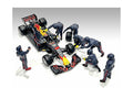 Formula One F1 Pit Crew 7 Figure Set Team Blue Release III for 1/18 Scale Models by American Diorama