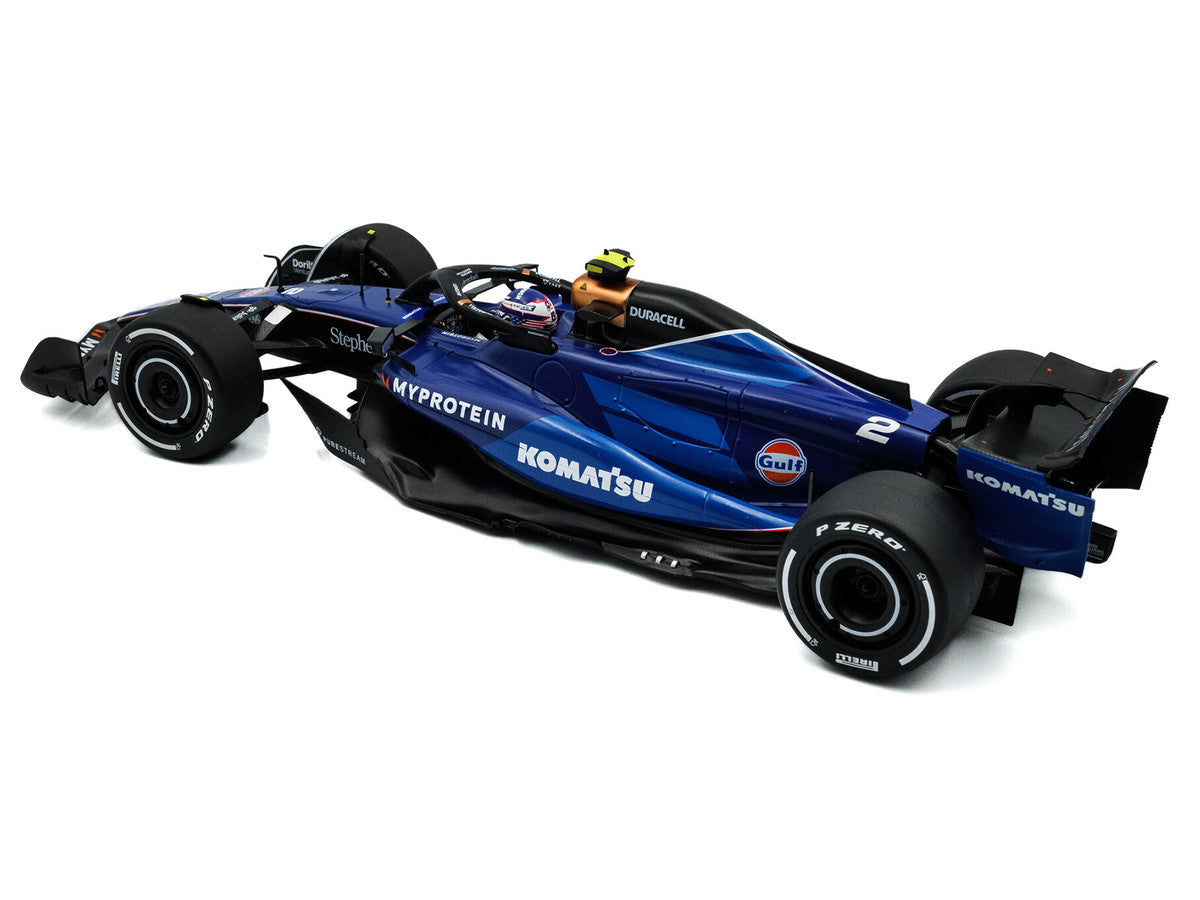 Williams FW46 #2 Logan Sargeant "Williams Racing" Formula One F1 Saudi Arabian GP (2024) "Competition" Series 1/18 Diecast Model Car by Solido